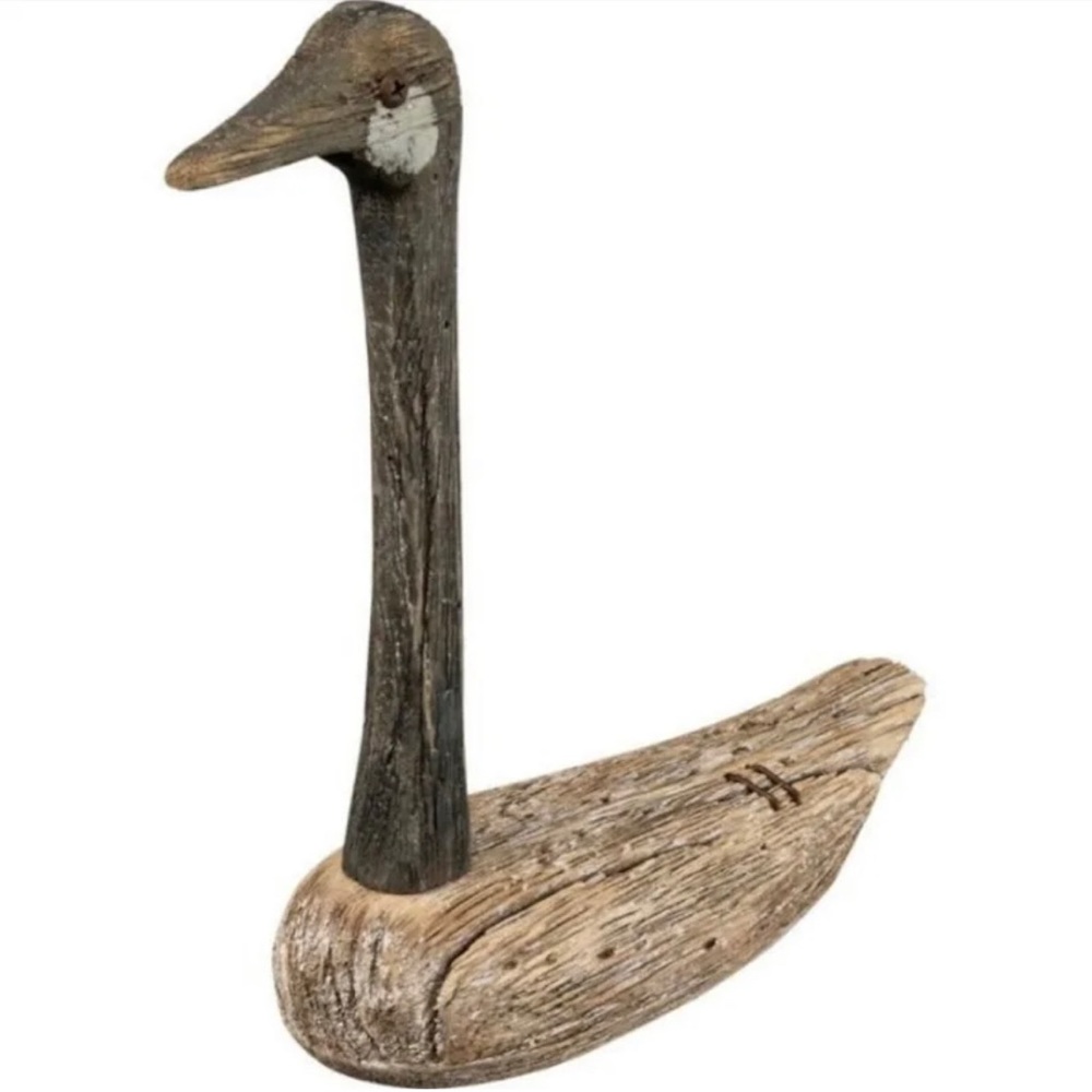 Primitive Goose Shelf Sitter Farmhouse Cottage Core Rustic